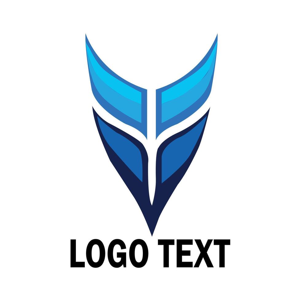 Abstract triangles logo vector