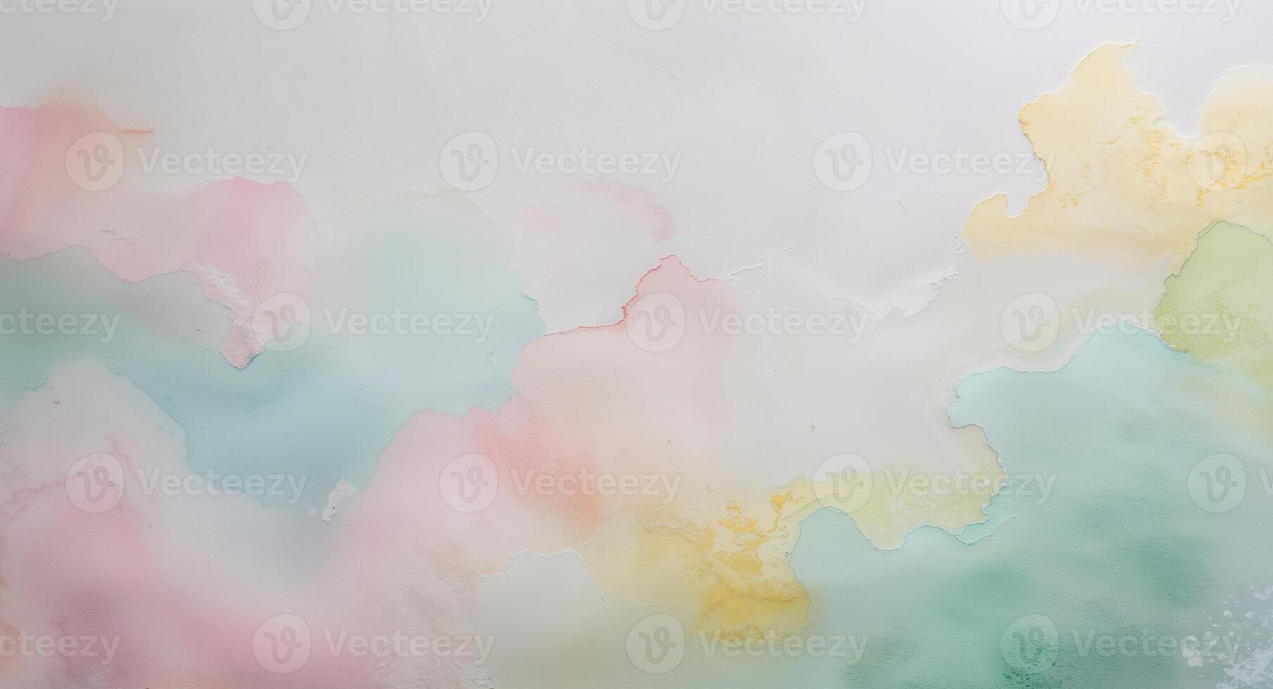 A painting of watercolor paint on a white wall photo