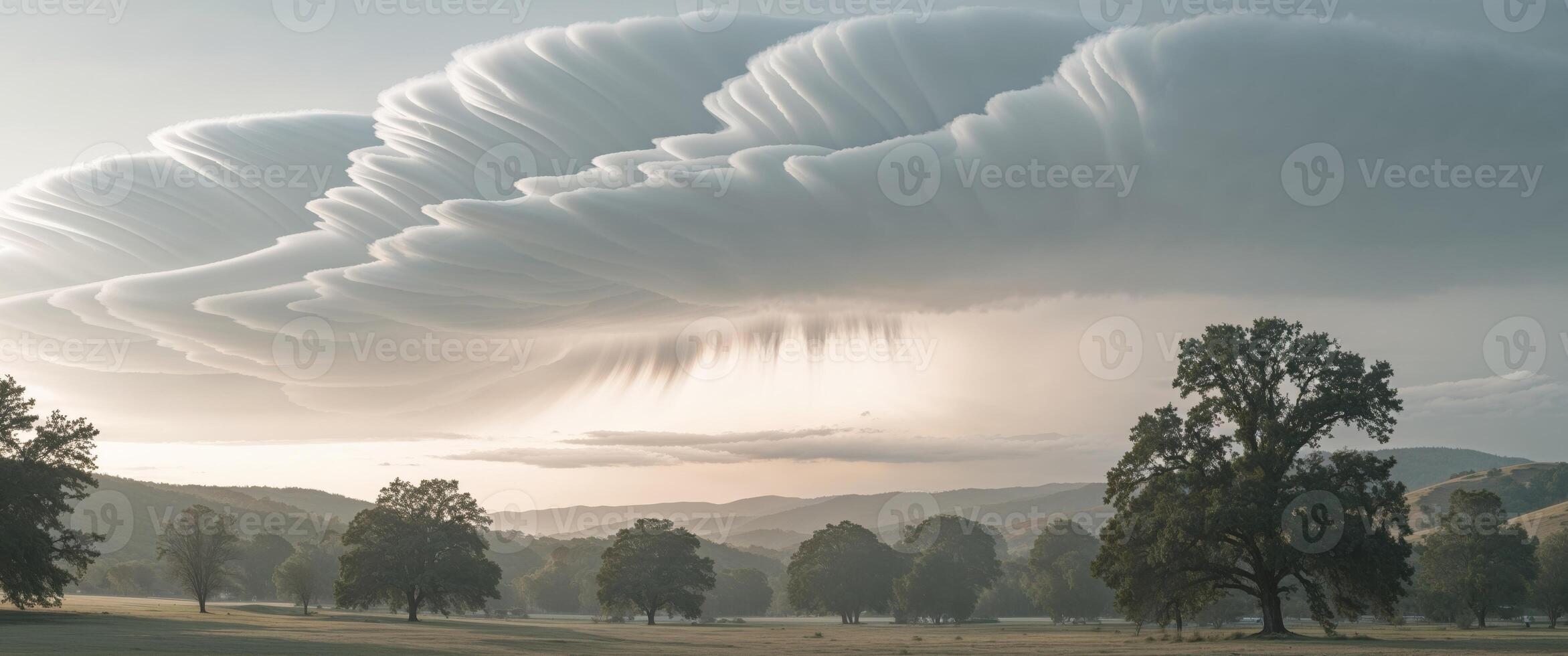 Approaching Monsoon trough over Fletcher Creek campground photo