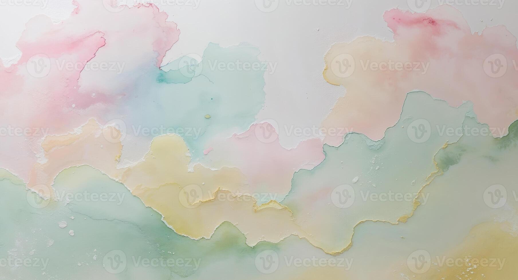 A colorful watercolor painting with a white background photo