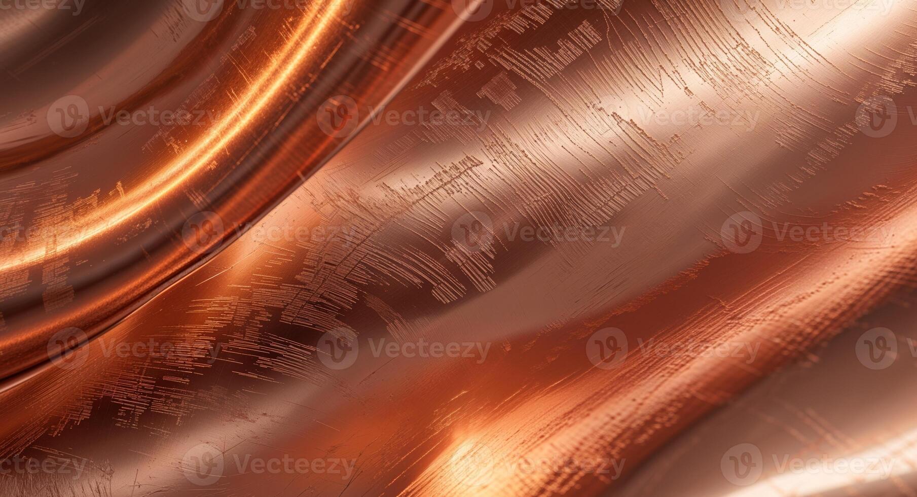A copper background with a wave pattern photo