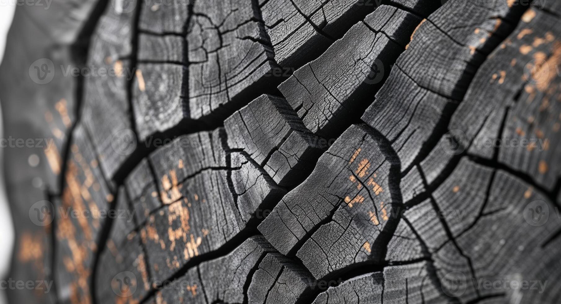 A close up of a burnt tire photo