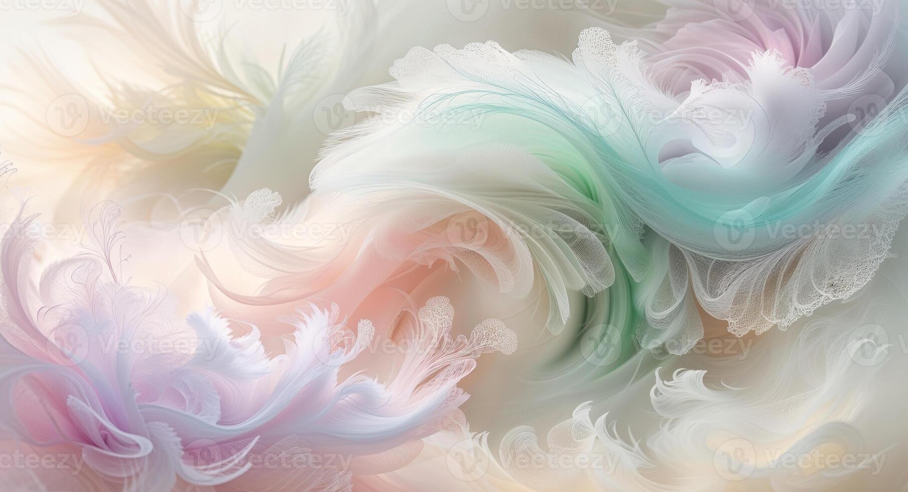 A colorful abstract painting with swirls photo