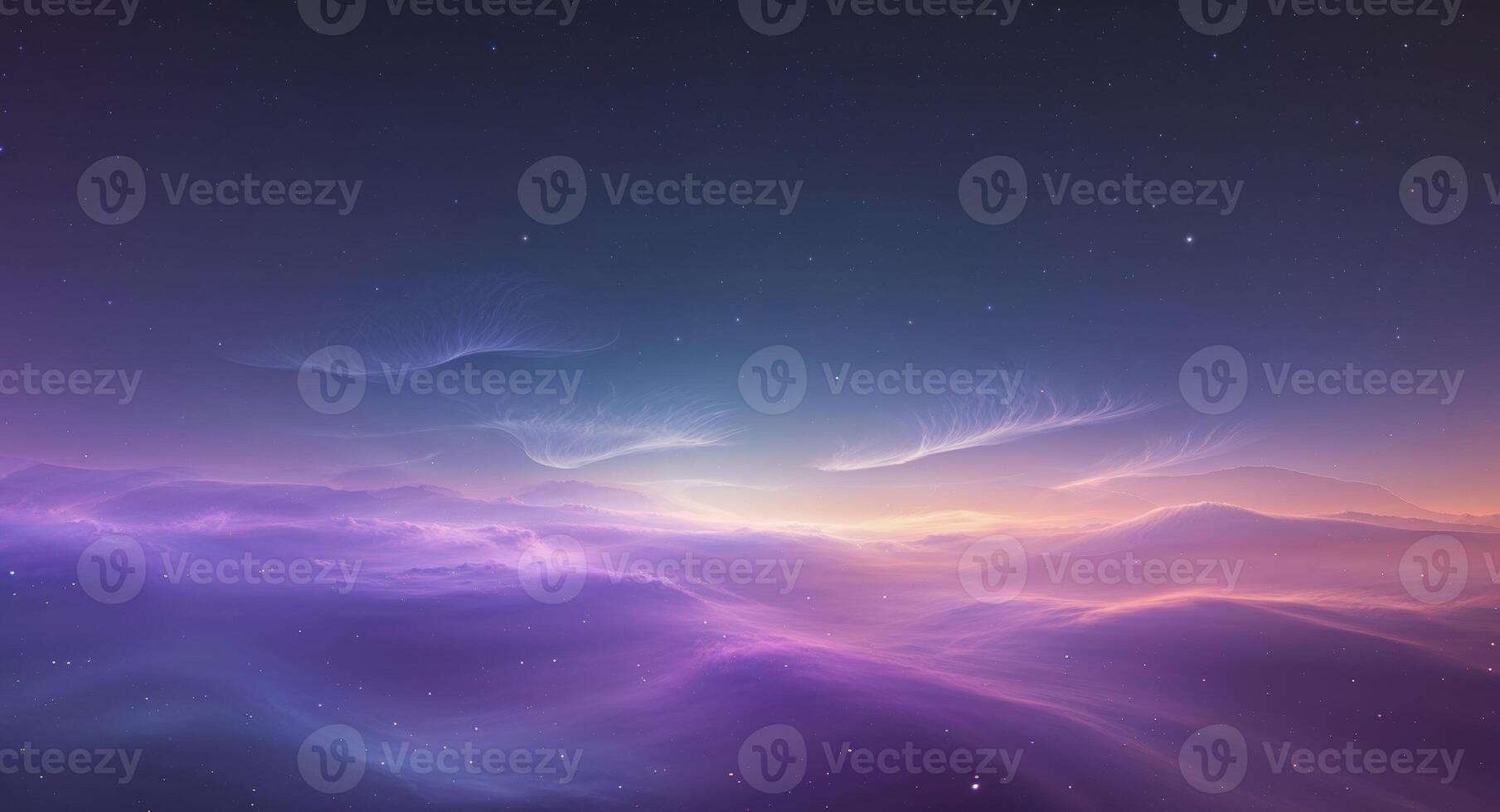 A purple and pink sky with clouds photo
