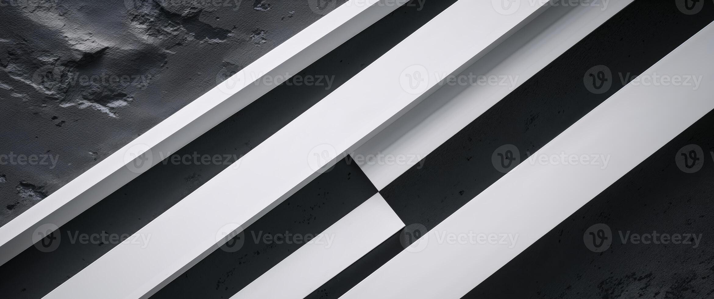 Diagonal white stripes on dark textured background for modern design. photo