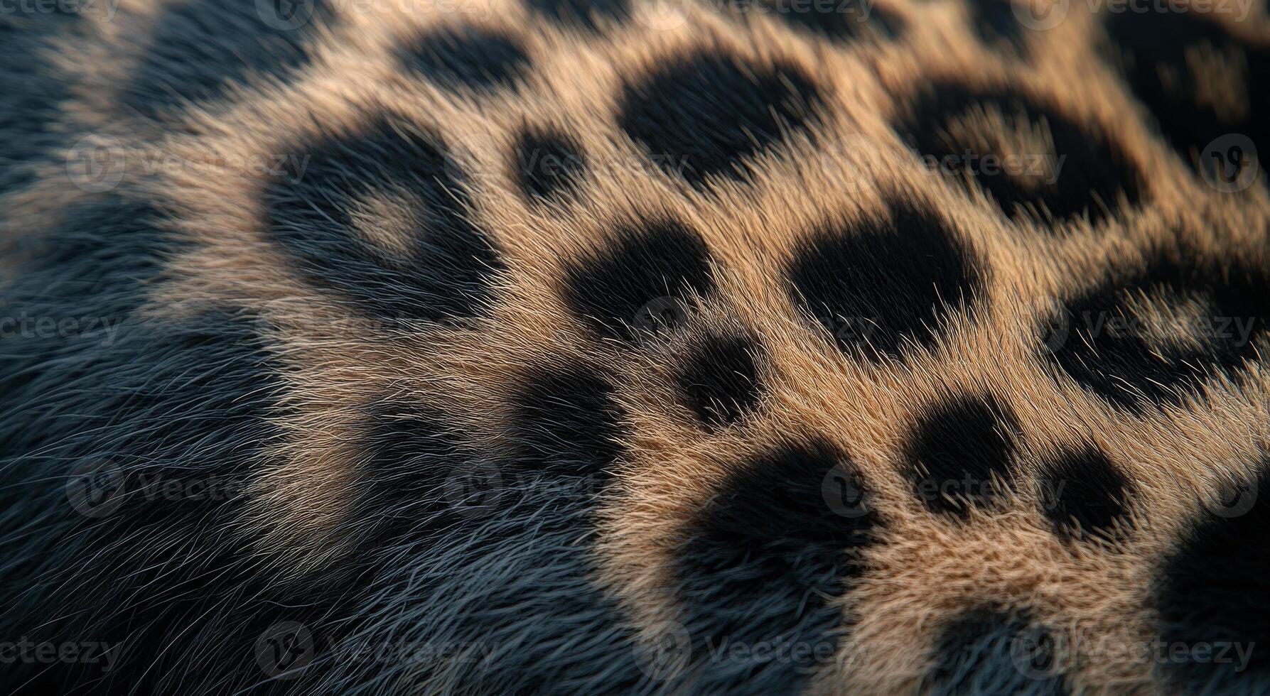 A close up of a cat's fur with a brown and black pattern. The fur is fuzzy and has a lot of detail, giving the impression of a wild animal photo
