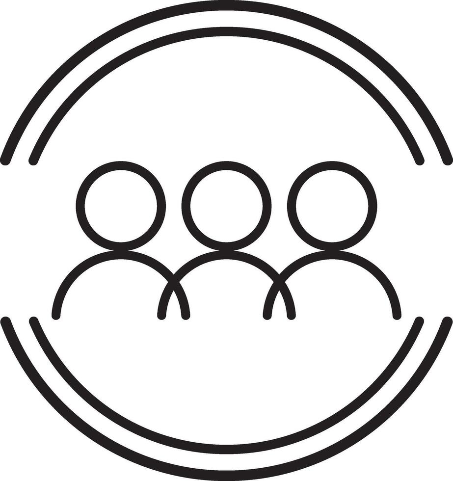 community icon illustration vector