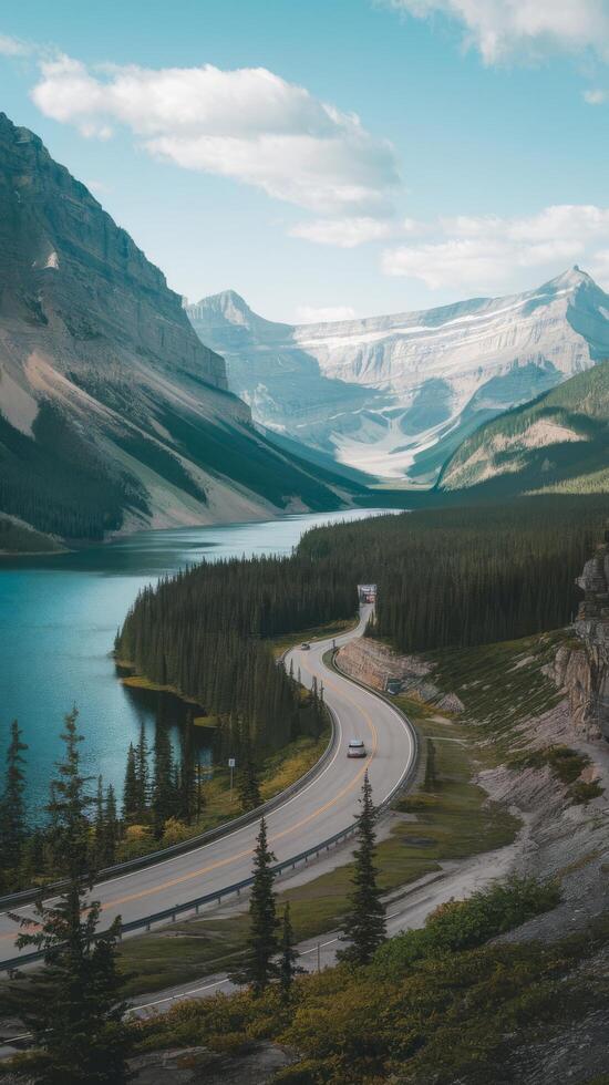 Road trip through canadian national parks photo