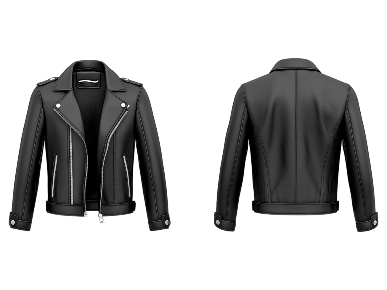 A black jacket on a black background png