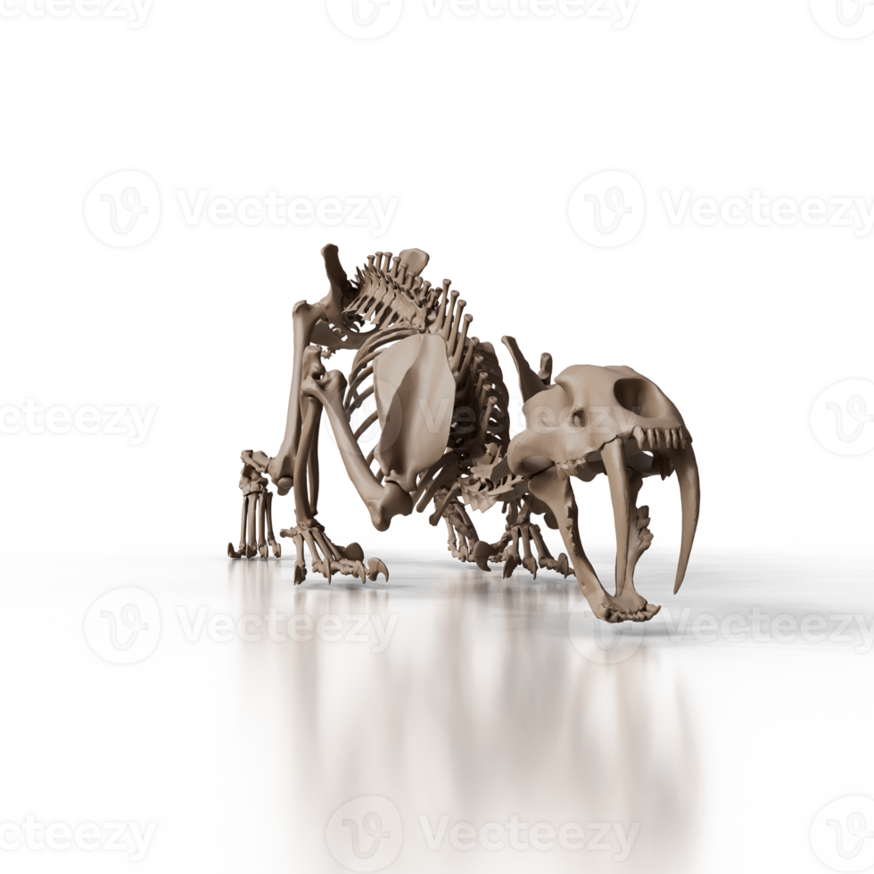 Ancient Saber-Toothed Predator png