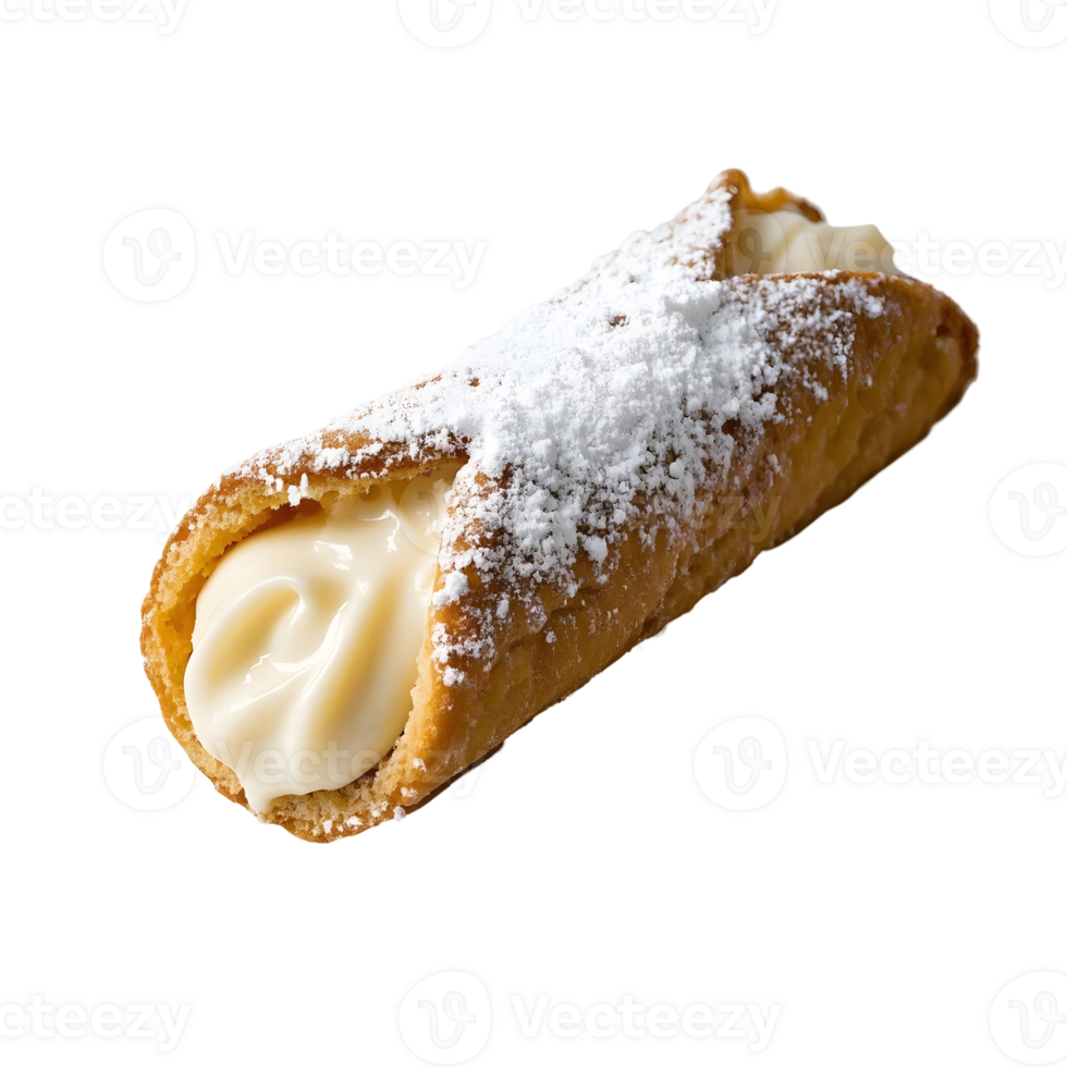 A pastry with powdered sugar on top png