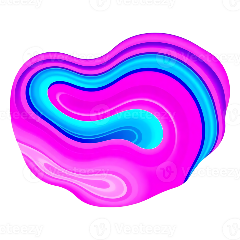 Pink and blue swirl on a transparent background png