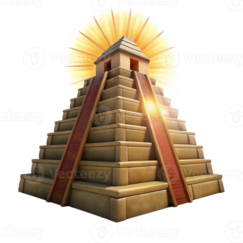 impressive modern dramatic vintage A towering ziggurat reaching towards the sky, Mesopotamian style, bright sunlight, historical, digital painting, exclusive 4K png