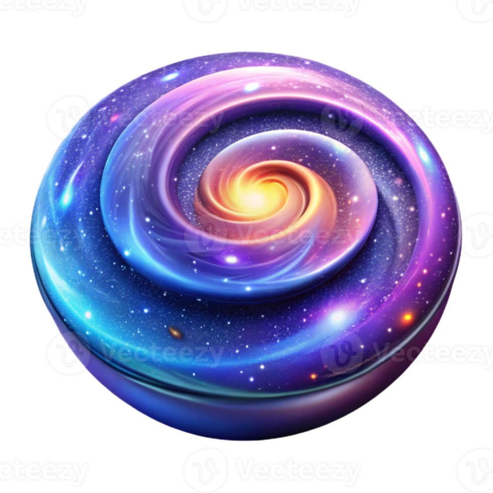 stunning classic serene contemporary A spiral galaxy swirling with vibrant colors and stars, illuminated by the ethereal glow of nebulae, in a cosmic, space art style exclusive genuine png