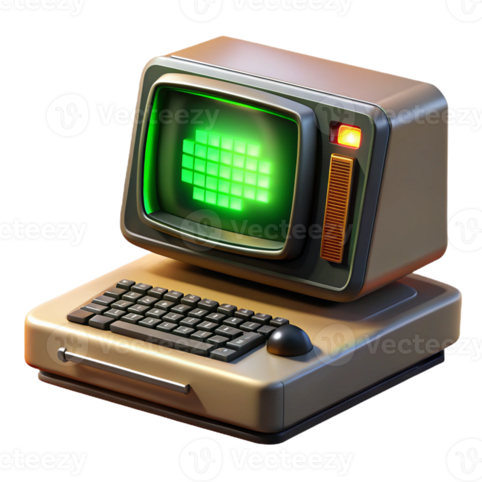 stunning modern beautiful traditional A vintage computer terminal displaying cryptic code, green text on a black screen, bathed in the warm glow of an incandescent desk lamp, retro style exclusive... png