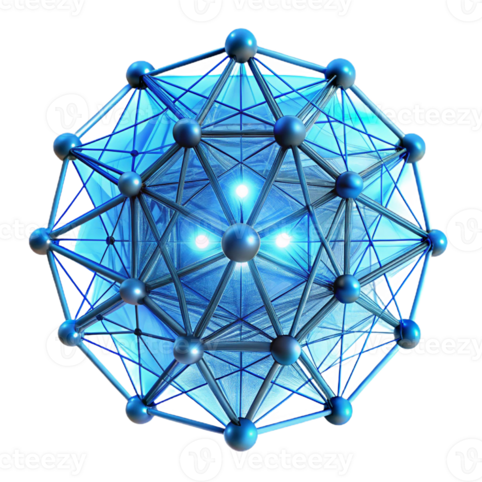 magnificent vintage elegant contemporary A network of interconnected, glowing lines, forming a complex, three-dimensional grid, illuminated by a pulsating, electric blue light professional original png