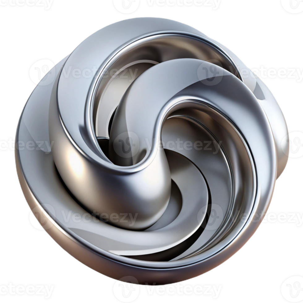 serene modern vibrant creative Abstract architectural sculpture, polished metal, swirling forms, dramatic spotlighting, modern art, high quality premium png