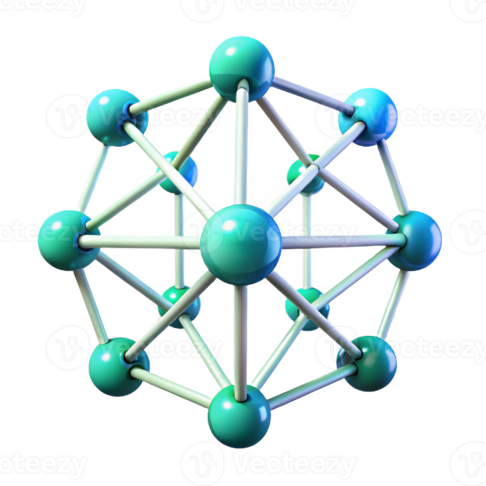 extraordinary artistic wonderful abstract A network of interconnected nodes pulsing with light, complex geometric patterns forming, data visualization style, cool blue and green hues professional... png