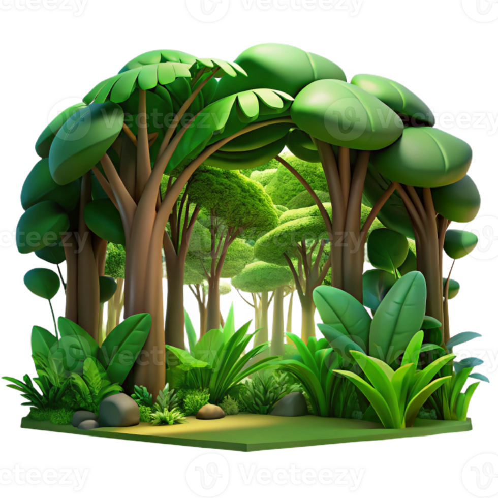 beautiful rustic extraordinary artistic A lush jungle scene, dappled sunlight filtering through the canopy, vibrant greens and deep shadows, Art Nouveau style genuine detailed png