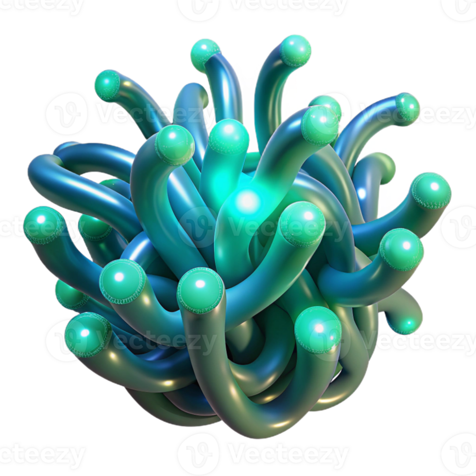 extraordinary minimalist extraordinary creative Intertwined, bioluminescent tendrils of light, pulsing with a gentle, rhythmic glow, in a palette of deep sea greens and blues, resembling a... png
