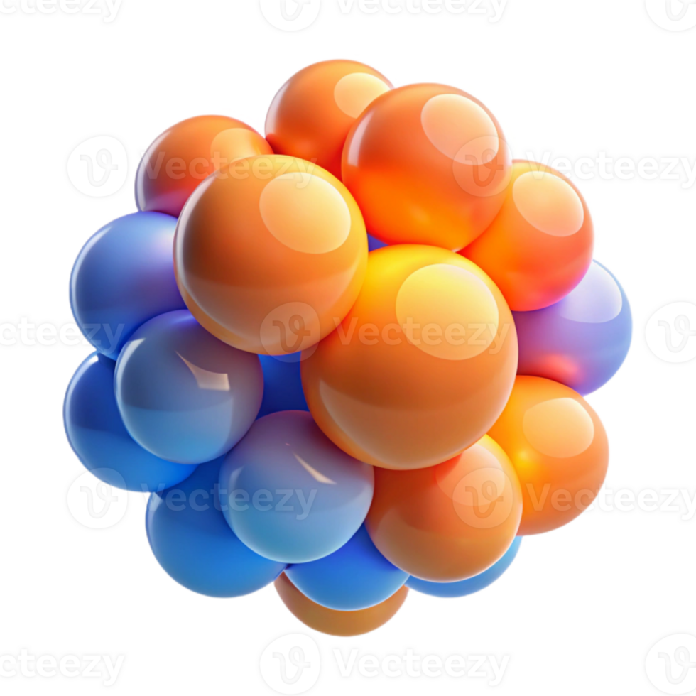 elegant contemporary dramatic artistic A field of overlapping, translucent circles, gradually shifting in color from warm oranges to cool blues, lit by a diffuse, ethereal light, resembling soap... png