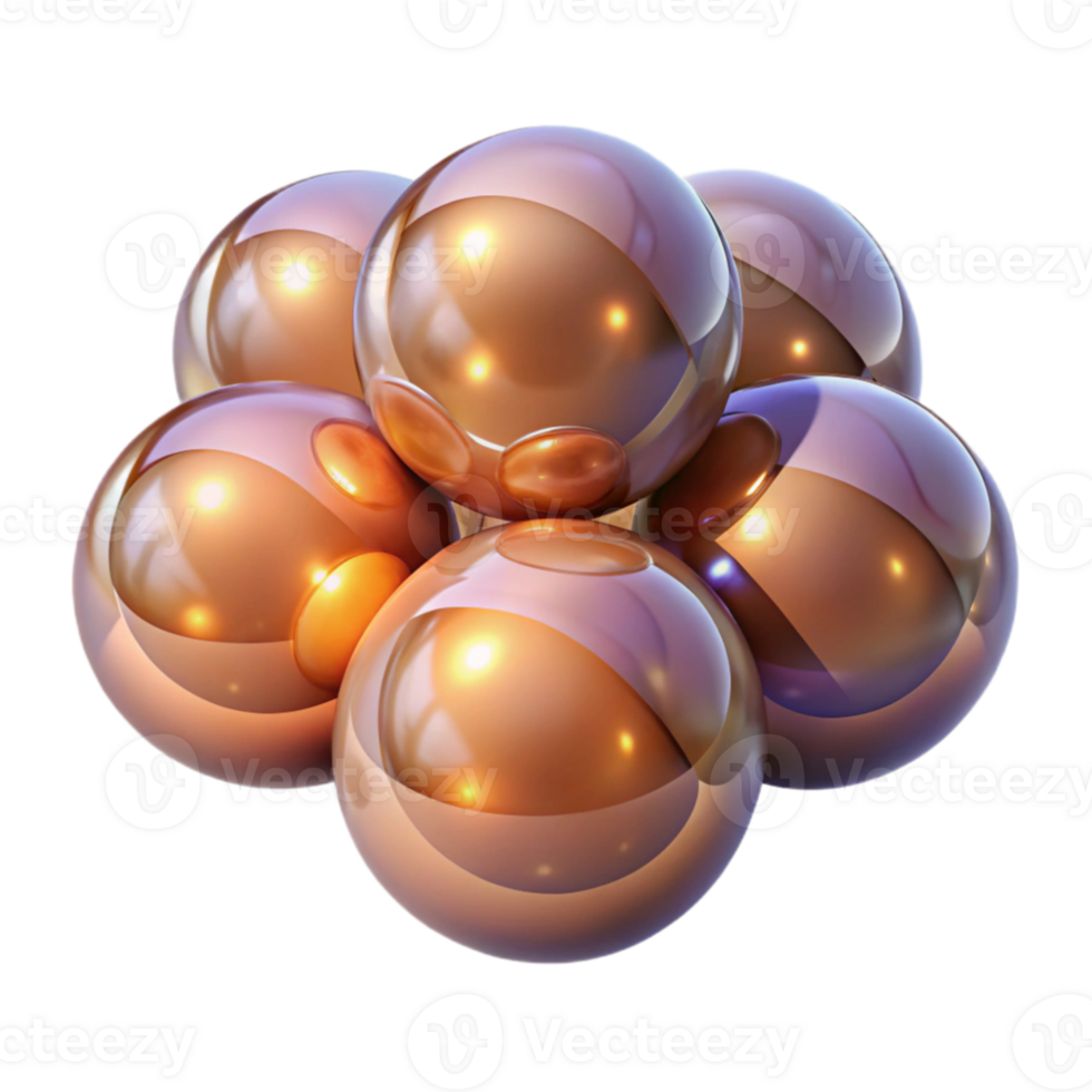 magnificent rustic elegant contemporary A series of overlapping, translucent spheres, each containing a miniature, self-contained universe, illuminated by an ethereal, inner glow 4K authentic png