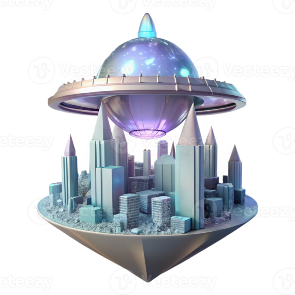extraordinary traditional extraordinary vintage A giant, crystalline alien artifact hovering over a futuristic city, soft, ethereal lighting, surreal style high quality professional png