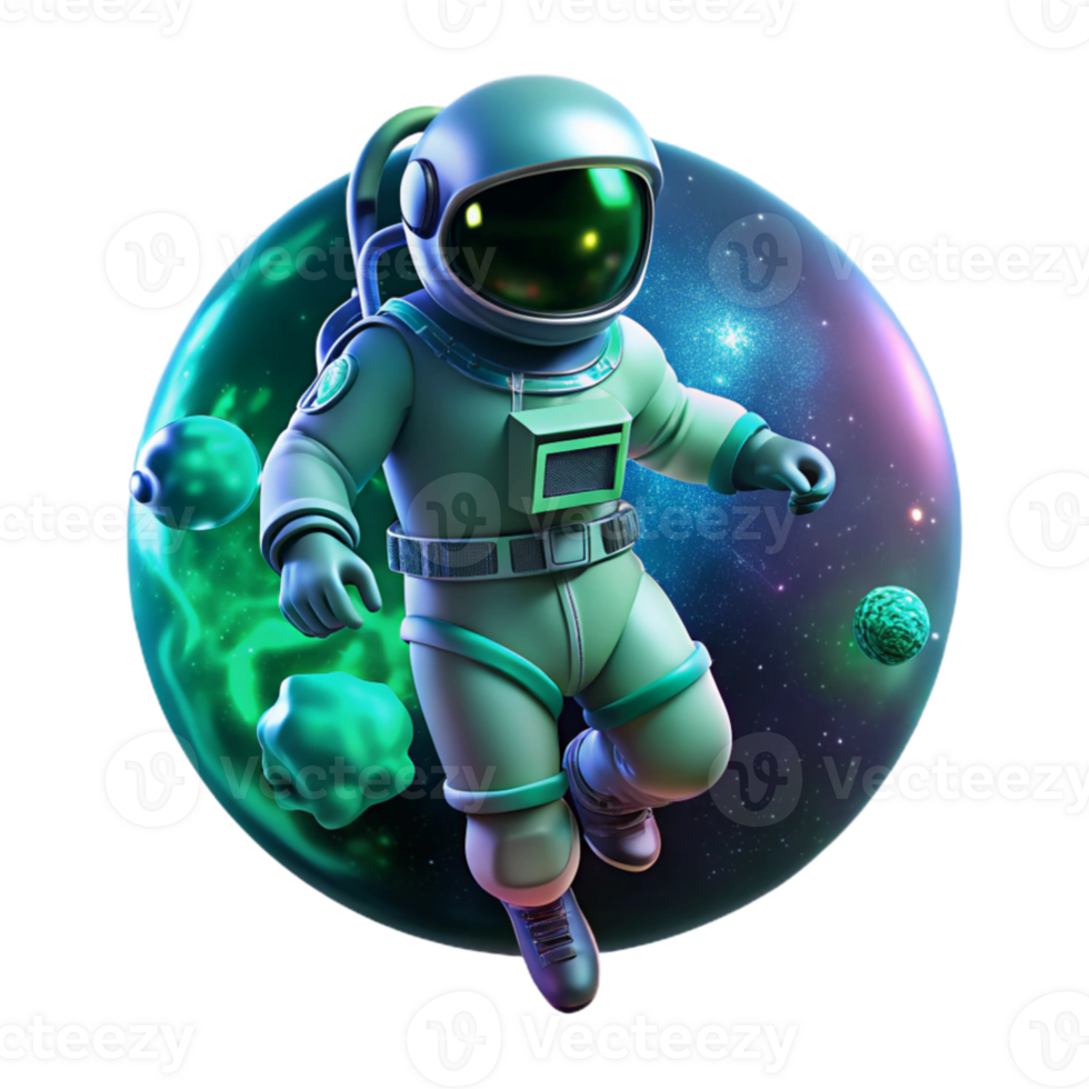 elegant rustic impressive abstract A lone astronaut, clad in a bioluminescent spacesuit, drifts through a nebula of swirling emerald and sapphire gases, illuminated by the distant glow of a binary... png