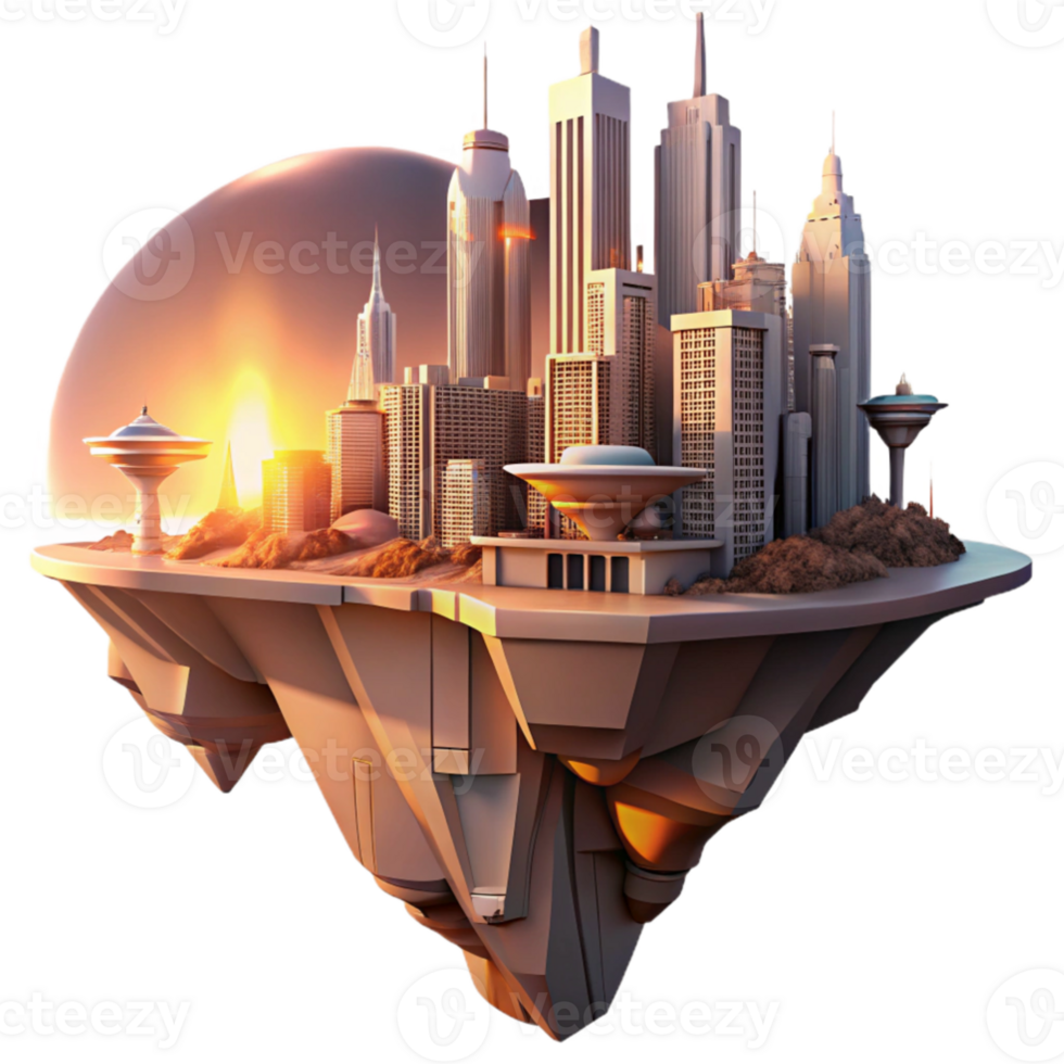 vibrant creative elegant minimalist A futuristic cityscape built into the side of a cliff face, with flying vehicles zipping between towering skyscrapers.... png