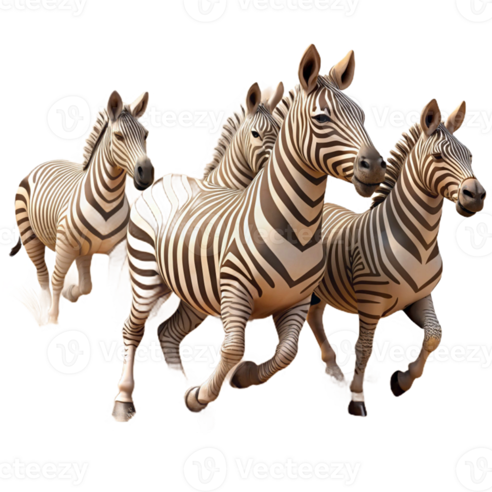 wonderful contemporary impressive abstract A herd of zebras migrating across the savanna, dust swirling around their hooves, earthy tones, cinematic lighting, detailed original png