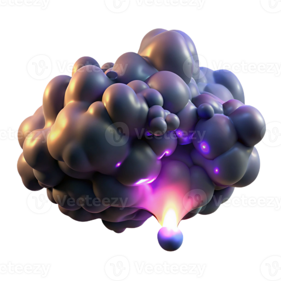 wonderful contemporary stunning traditional A cloud of iridescent smoke, morphing into abstract, organic shapes, illuminated by a single, spotlight from below, dark, moody lighting, fantasy art... png