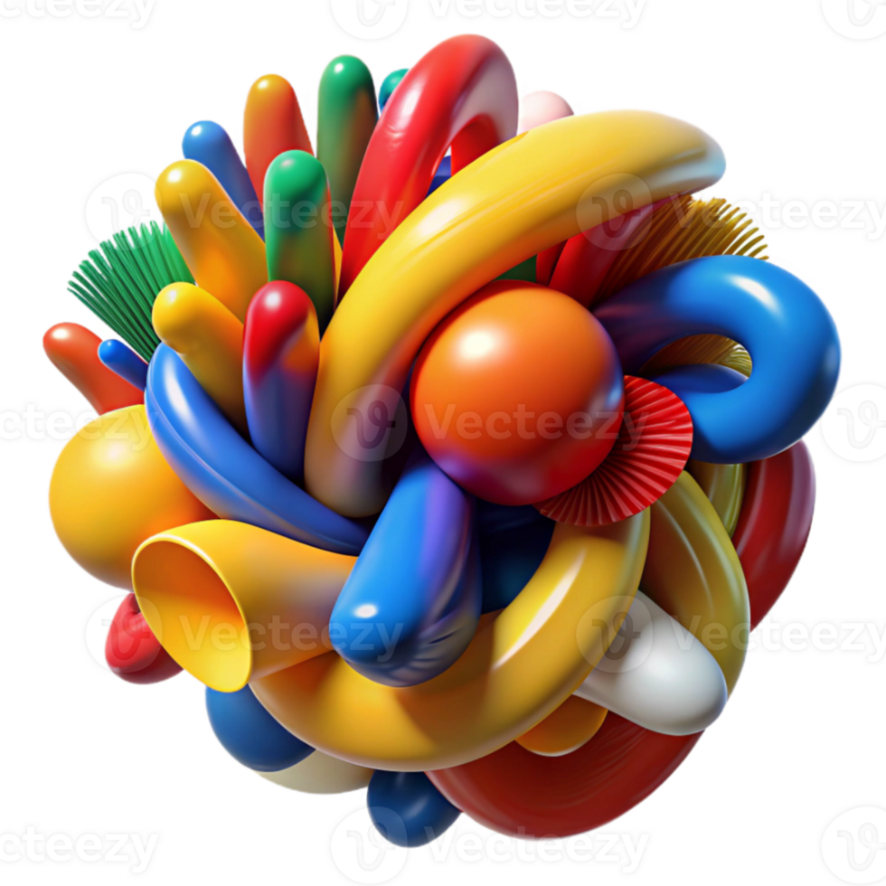 vibrant minimalist beautiful creative A chaotic composition of brushstrokes and textures, in a vibrant palette of primary colors, abstract expressionist style, strong, directional lighting high... png