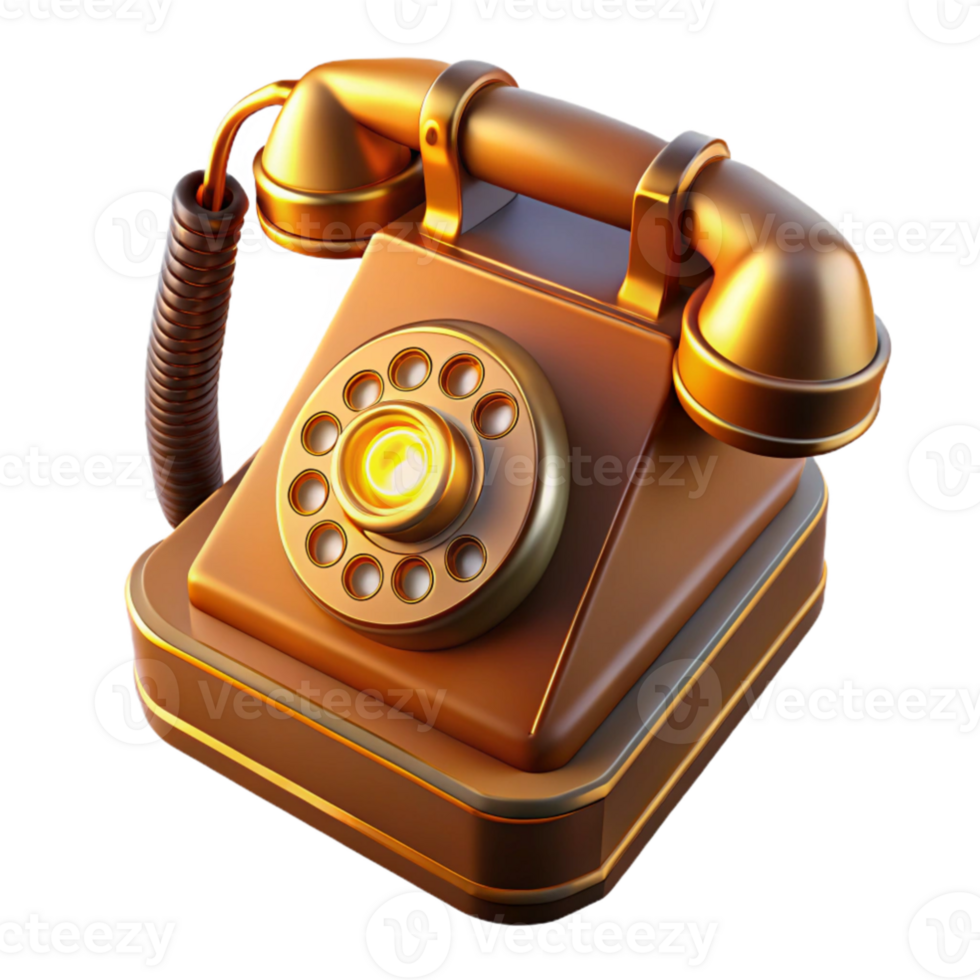 stunning modern serene creative A vintage rotary telephone morphing into a sleek, futuristic smartphone, bathed in a warm, amber glow, in a steampunk style 4K high resolution png