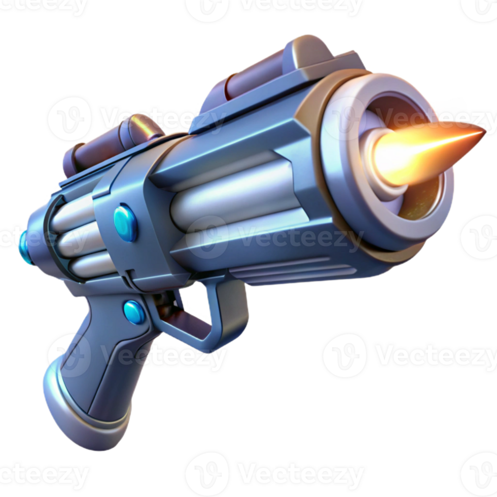 impressive rustic wonderful minimalist A close-up of a futuristic weapon firing a beam of pure energy, illuminated by the intense white light of the beam, in a sci-fi action style authentic 4K png