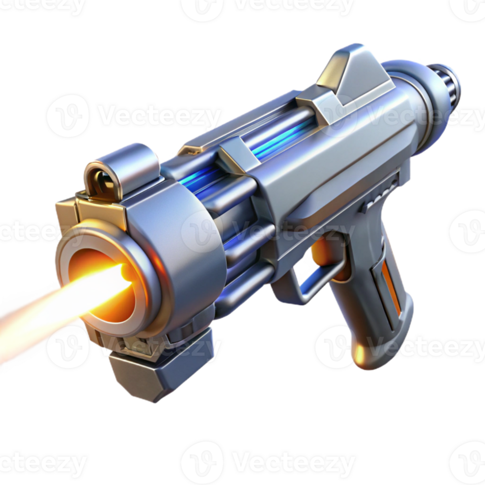 elegant rustic beautiful vintage A close-up of a futuristic weapon firing a beam of pure energy, illuminated by the intense white light of the beam, in a sci-fi action style detailed high resolution png