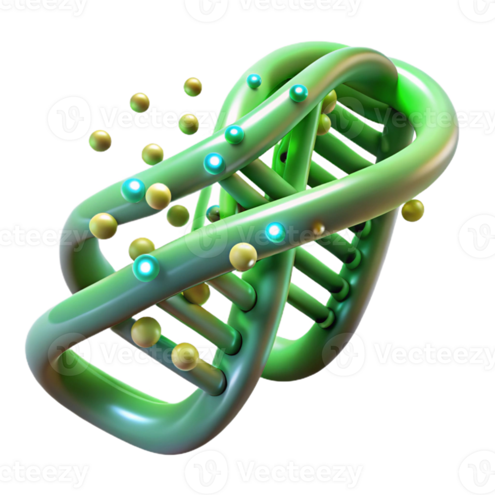 dramatic minimalist dramatic abstract A DNA double helix transforming into a stream of binary code, illuminated by a soft, green light, in a biopunk style professional 4K png