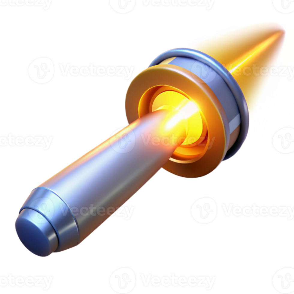 wonderful minimalist dramatic modern A powerful energy weapon firing a beam of pure light, bright, intense lighting, hyperrealistic, professional professional png