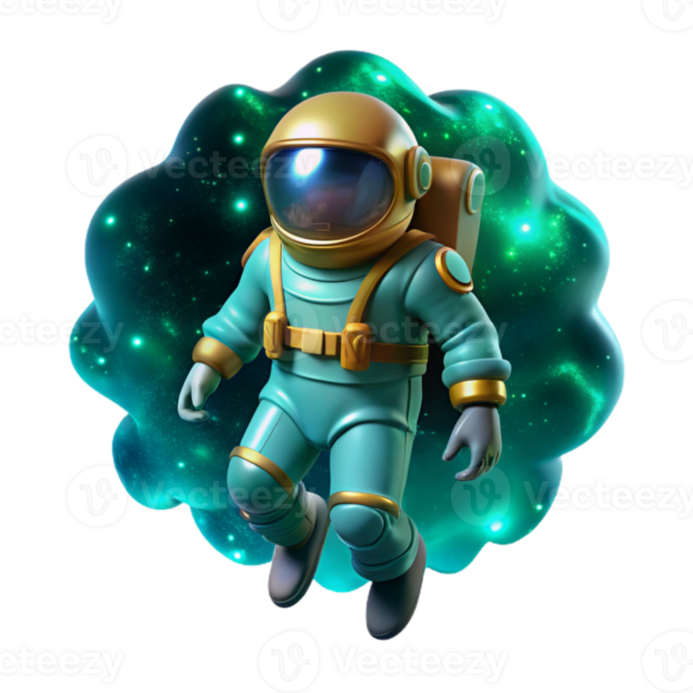 vibrant contemporary dramatic rustic A lone astronaut, clad in a bioluminescent spacesuit, floats adrift amidst a nebula of swirling turquoise and gold, illuminated by the distant glow of a dying... png