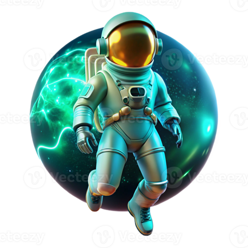 vibrant minimalist beautiful rustic A lone astronaut, clad in a bioluminescent spacesuit, floats adrift amidst a nebula of swirling turquoise and gold, illuminated by the distant glow of a dying... png