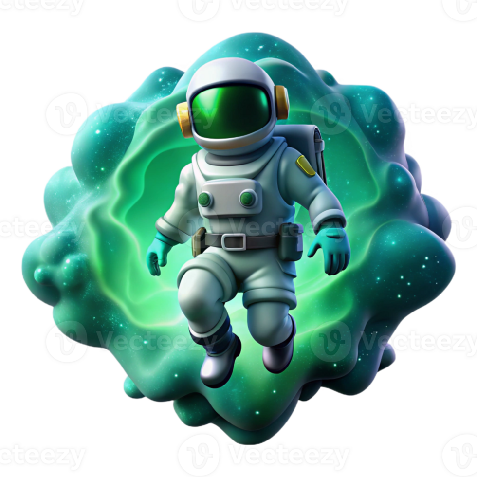 extraordinary rustic impressive contemporary A lone astronaut, clad in a bioluminescent spacesuit, drifts through a nebula of swirling emerald and sapphire gases, illuminated by the distant glow... png