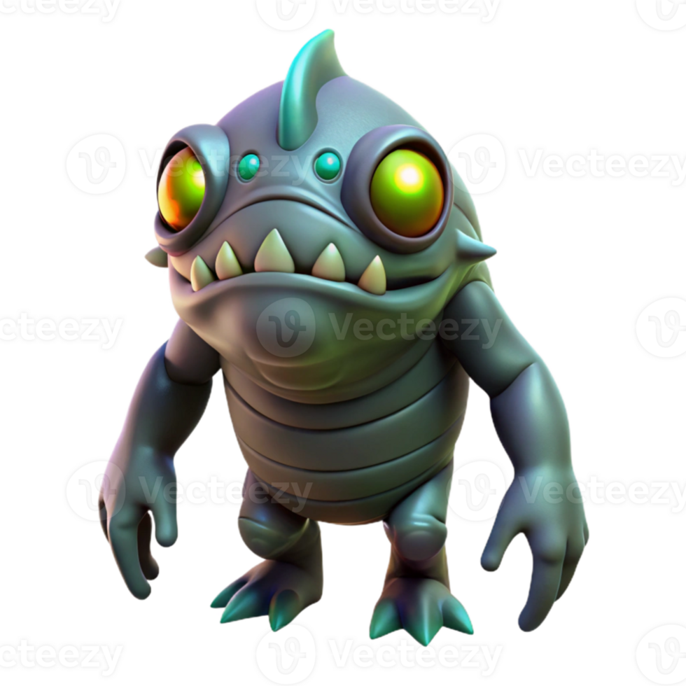 stunning minimalist wonderful modern A genetically modified creature with glowing eyes and bioluminescent markings, lurking in a dark jungle, dramatic backlighting, dark fantasy style premium original png