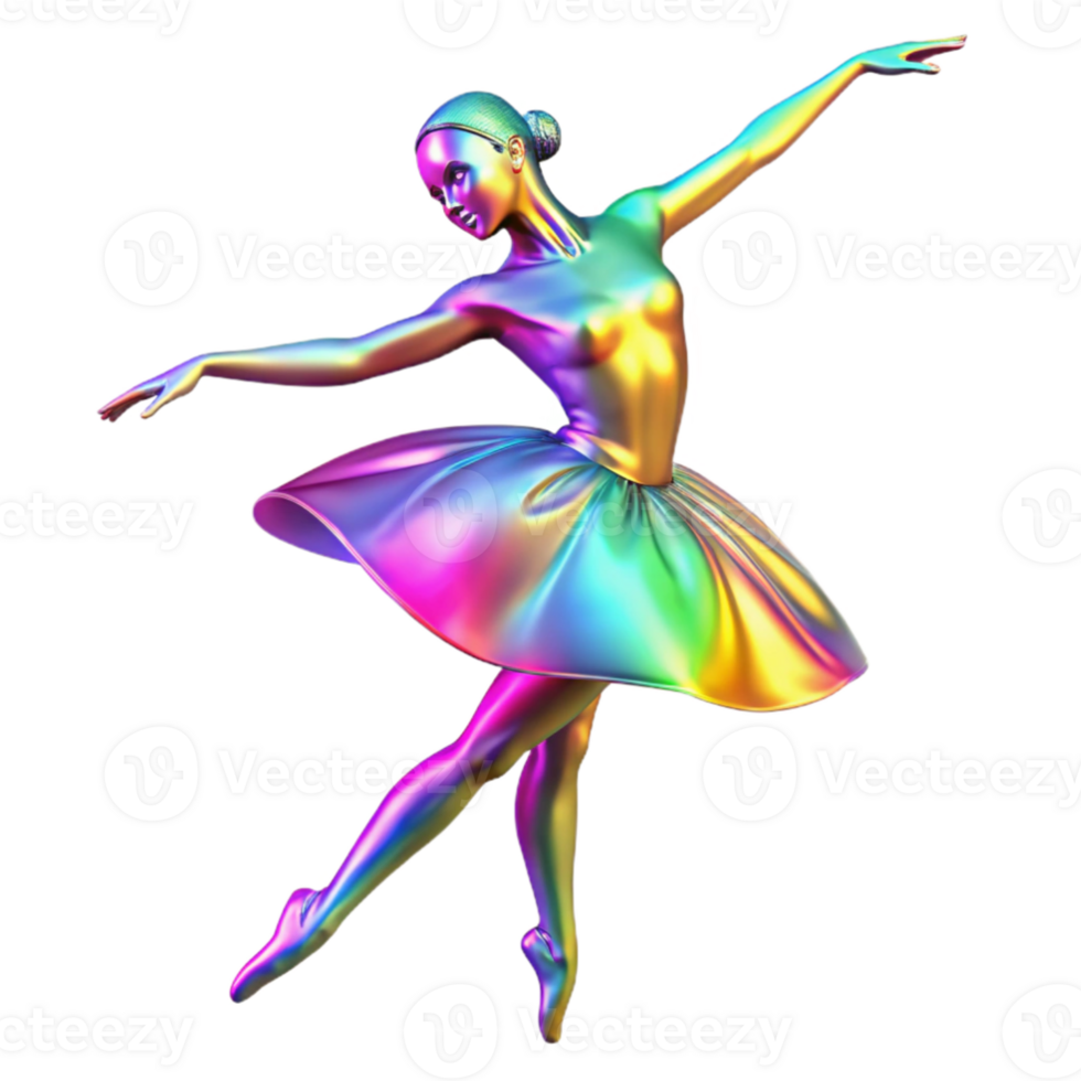 wonderful modern magnificent rustic A holographic projection of a dancing ballerina in a futuristic cityscape, vibrant, colorful lighting, digital art style high resolution detailed png