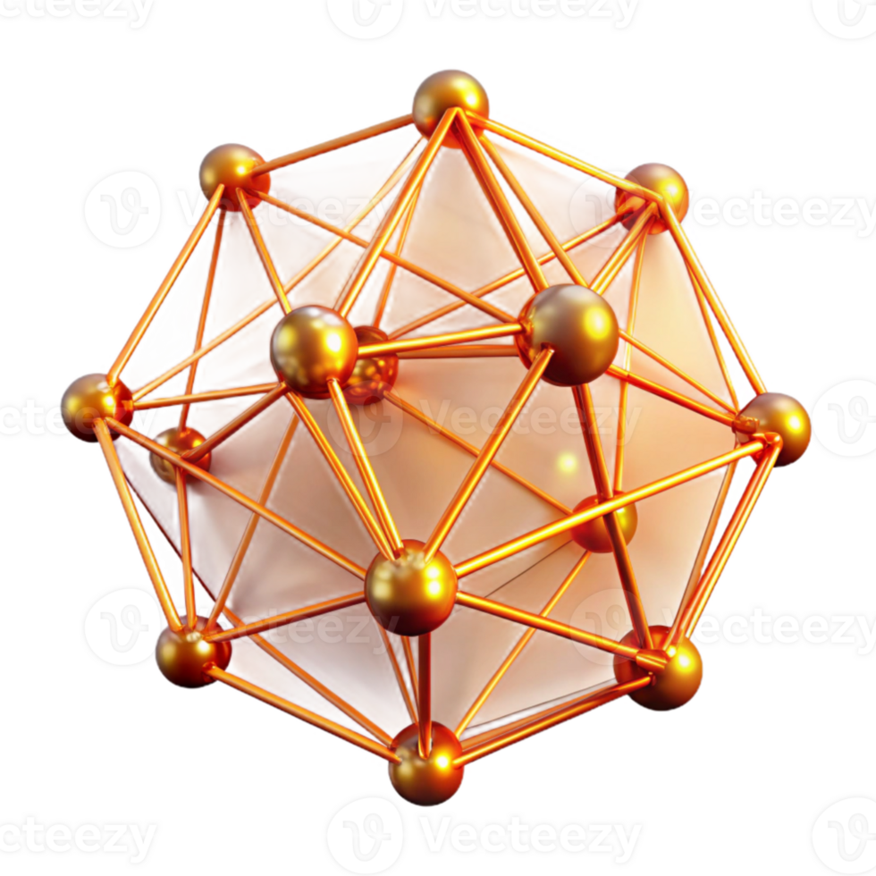 dramatic minimalist elegant abstract A network of glowing, interconnected lines forming a complex web, illuminated by a warm, amber light, digital art style 4K professional png