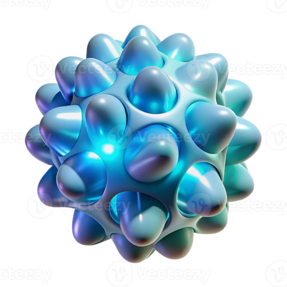 serene contemporary dramatic abstract A pulsating, organic form made of translucent, bioluminescent material, lit from within, bio-art style exclusive high quality png