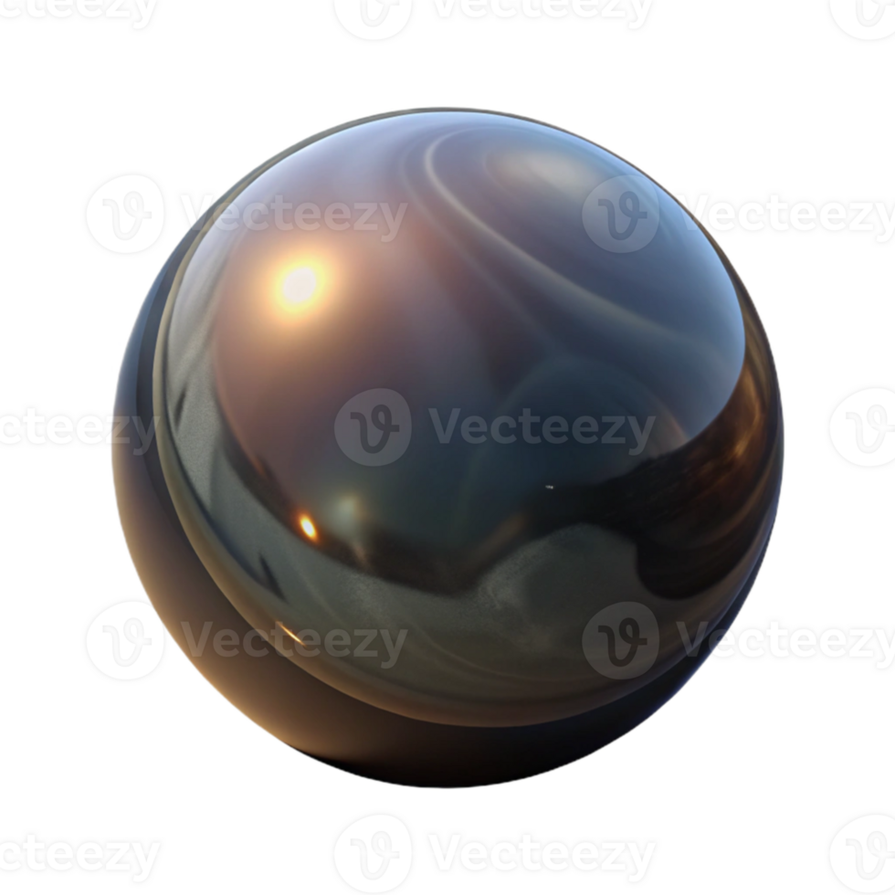 extraordinary creative magnificent artistic A single, perfect sphere of polished obsidian, reflecting a distorted image of its surroundings, illuminated by a dim, ambient light original authentic png