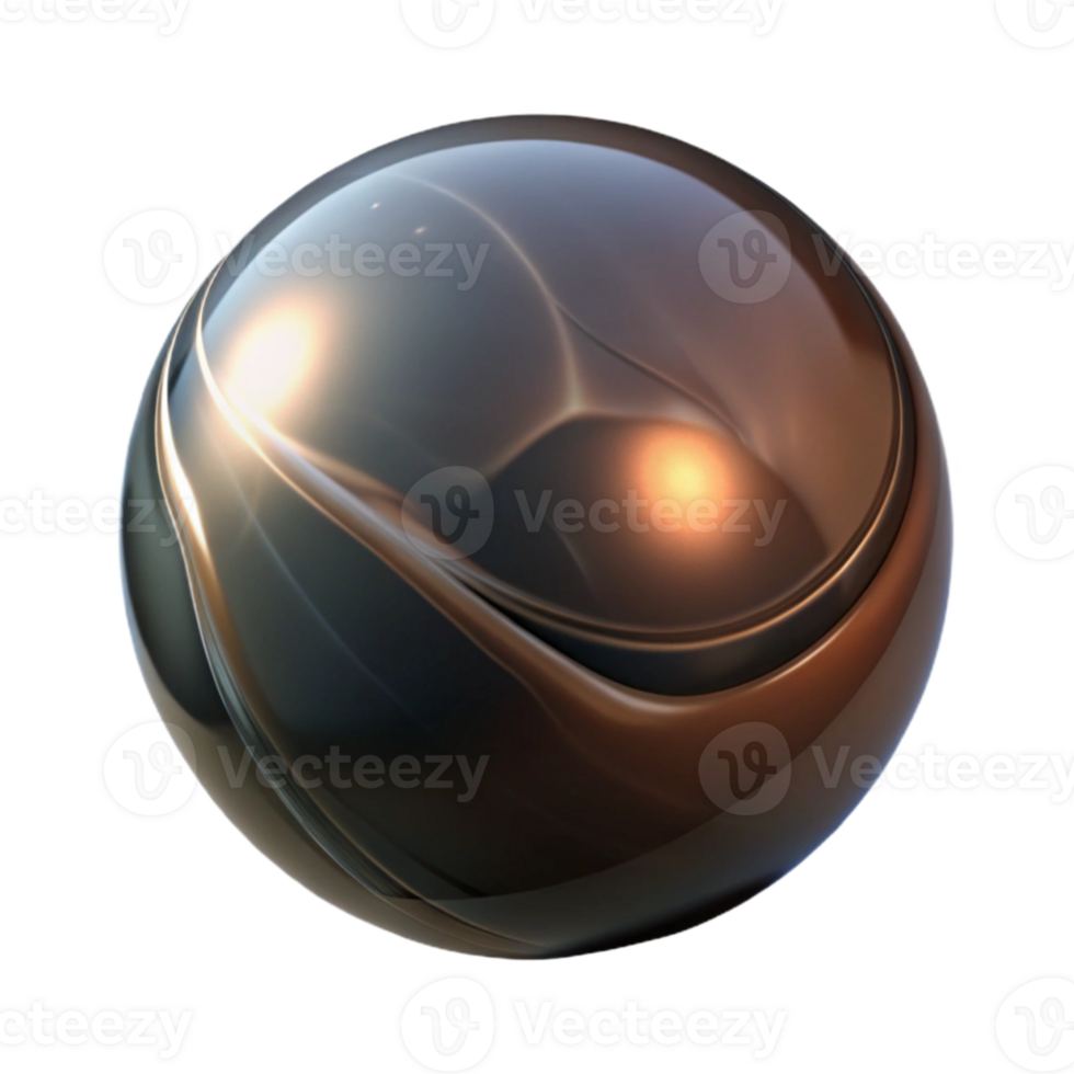 stunning classic wonderful artistic A single, perfect sphere of polished obsidian, reflecting a distorted image of its surroundings, illuminated by a dim, ambient light original premium png
