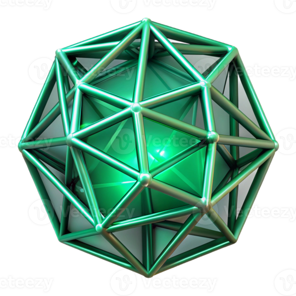 elegant rustic extraordinary abstract Geometric fractals composed of interconnected, glowing emerald green lines, with a soft, ambient light, rendered in a minimalist, art style premium... png