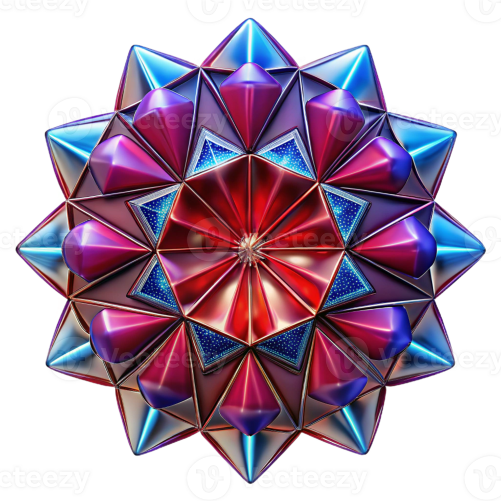 extraordinary modern stunning traditional A kaleidoscope of fragmented, stained-glass textures in shades of ruby red and sapphire blue, with a bright, backlighting effect, in an Art Deco style... png