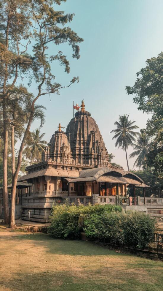 Scenic view of jagannath mandir ranchi jharkhand photo