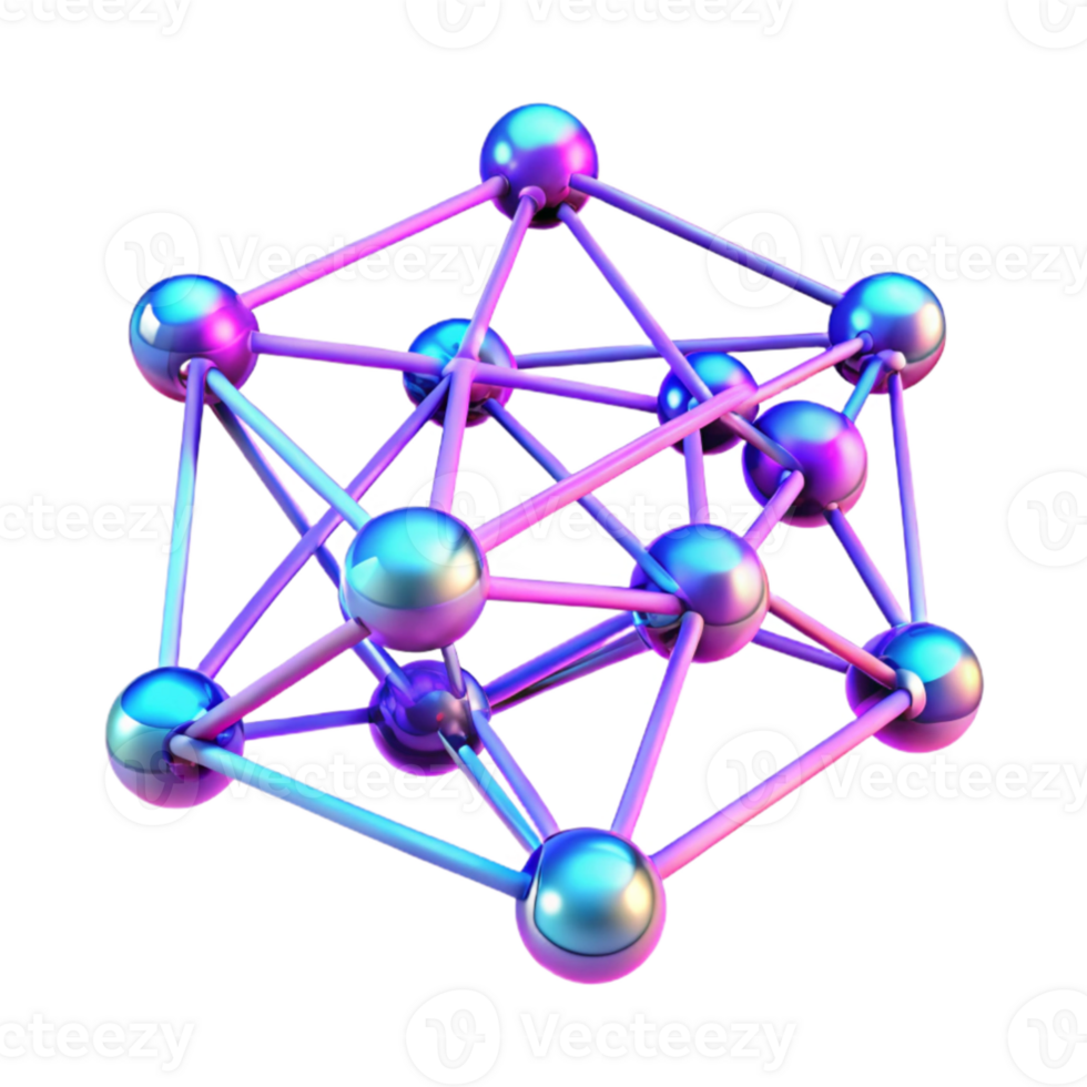 stunning vintage serene modern A network of interconnected nodes pulsing with data, represented by vibrant neon lines, dark synthwave style professional premium png